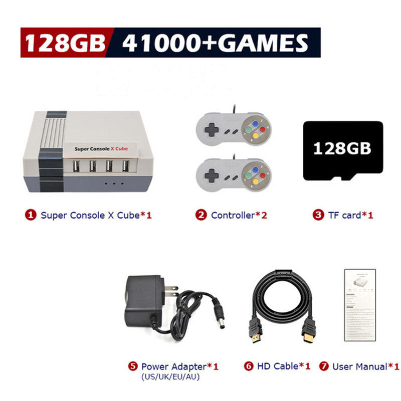 Retro Console Super Console Classic Red And White Machine HHFMpro