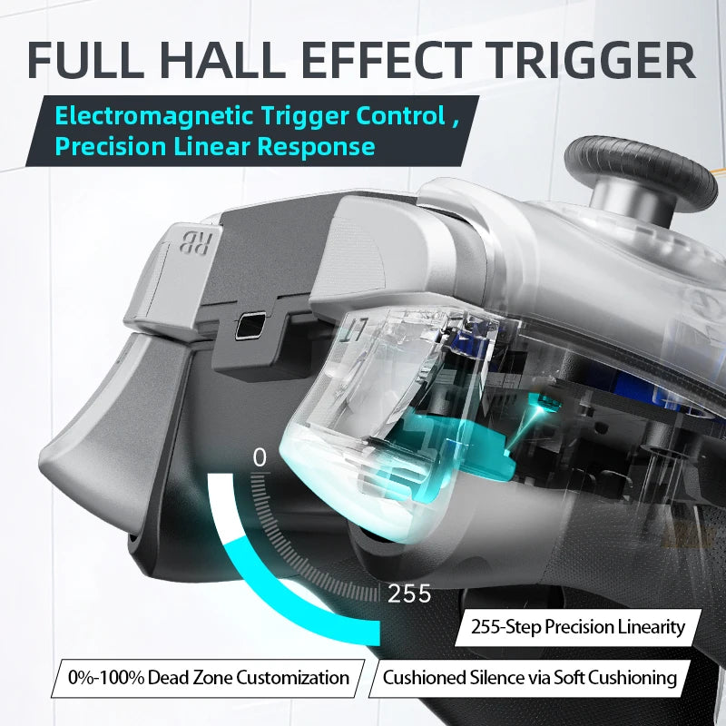 Machenike Gamepad Wireless Gaming Controller G5 Pro Elite Hall Trigger Joystick Mecha-Tactile Buttons For Switch PC Android IOS HHFMpro