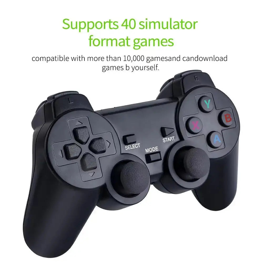Video Game Console 2.4G Double Wireless Controller Game Stick 4K 10000 Games 64 32GB Retro Games for PS1/GBA Boy Christmas Gift HHFMpro