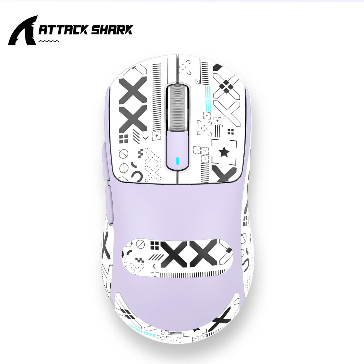 Attack Shark X3 Bluetooth Mouse,PixArt PAW3395,26000dpi,2.4g Wireless Tri-Mode Connection,Lightweight Macro Gaming Mouse HHFMpro