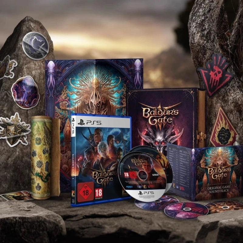 Sony Playstatio5 PS5 Genuine NEW Game CD BALDURS GATE 3 Luxury Limited Edition Playstation5 Game Card Ps5 Games BALDURS GATE 3 HHFMpro