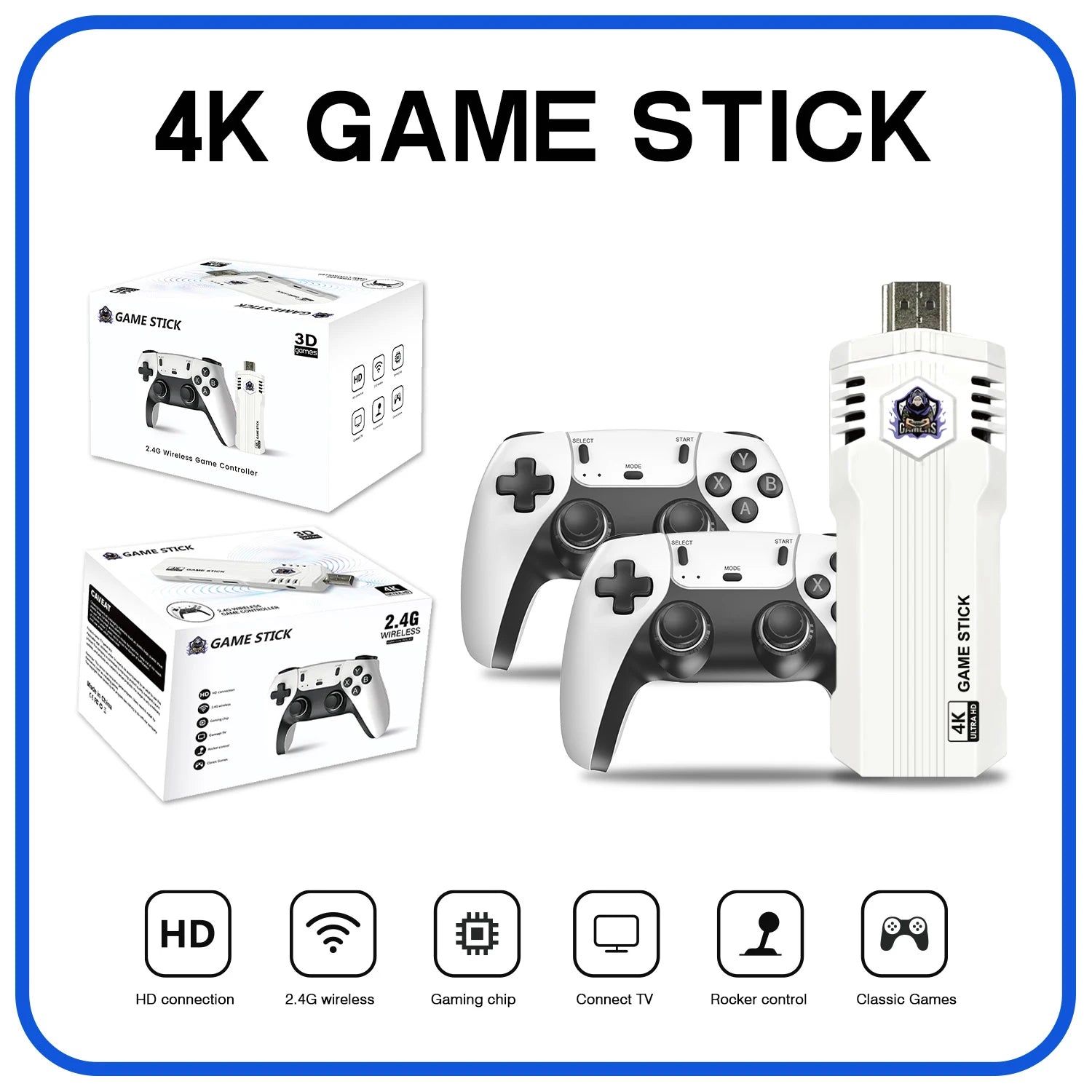 New X2L 40000 Game GD10 Pro 4K Game Player 3D HD Retro Video Game Console Wireless Controller TV 50 Emulator For Kids Gifts HHFMpro