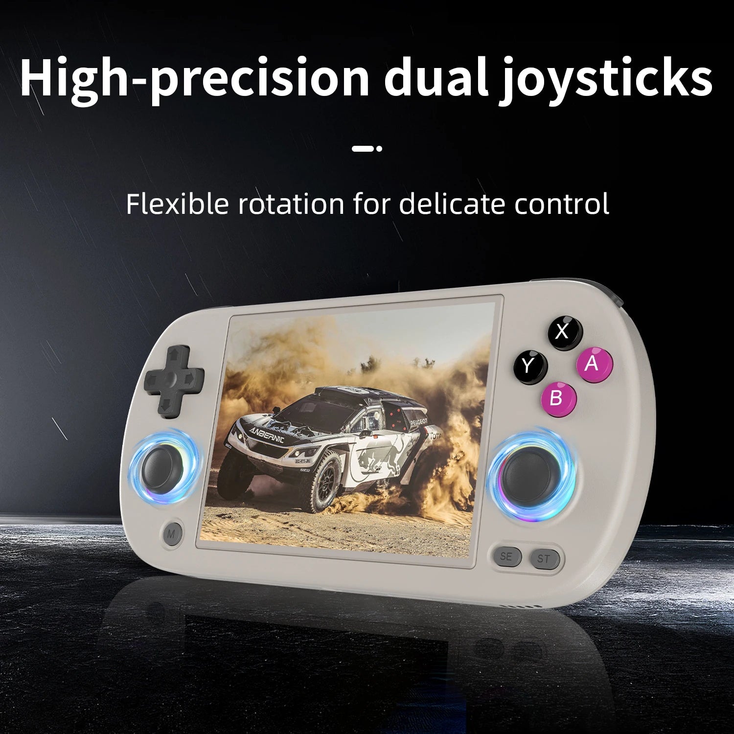 ANBERNIC RG40XX H Handheld Game Console 4.0-in 640*480 IPS Screen 3200mAh 64 Bit System With RGB Light Built in 5K+Games RG40XXH HHFMpro