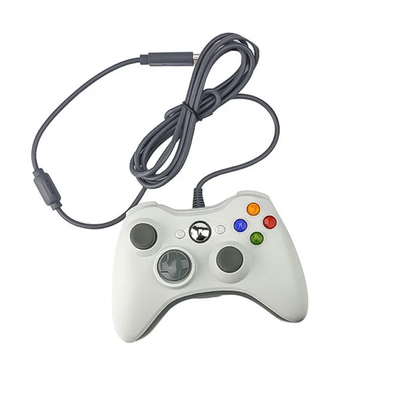 For Xbox 360 Wired Game Controller USB Wired Joystic Gamepad for Microsoft Xbox 360, PC Windows 7,8,10 with Dual-Vibration Turbo HHFMpro