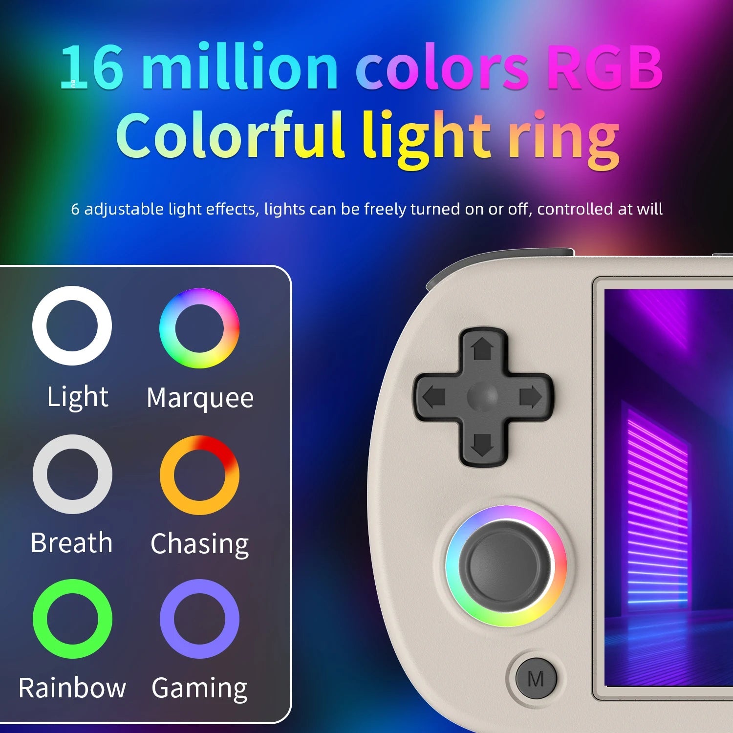 ANBERNIC RG40XX H Handheld Game Console Linux 64-bit System 4.0 inch IPS 3200mAh Retro Video Gaming Console 64G 5000+ Games Gift HHFMpro
