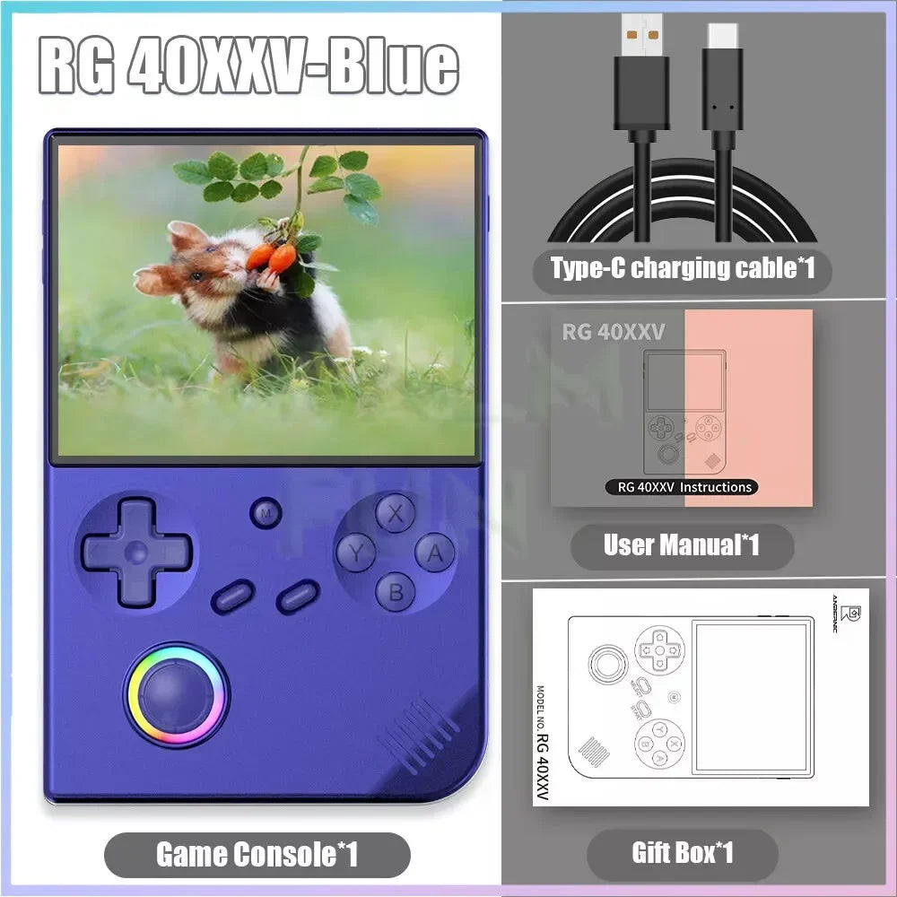 RG40XXV Retro Handheld Game Console 4.0 Inch 640*480 Screen Linux System 5G WiFi Bluetooth HDMI TV Output Video Game Player HHFMpro