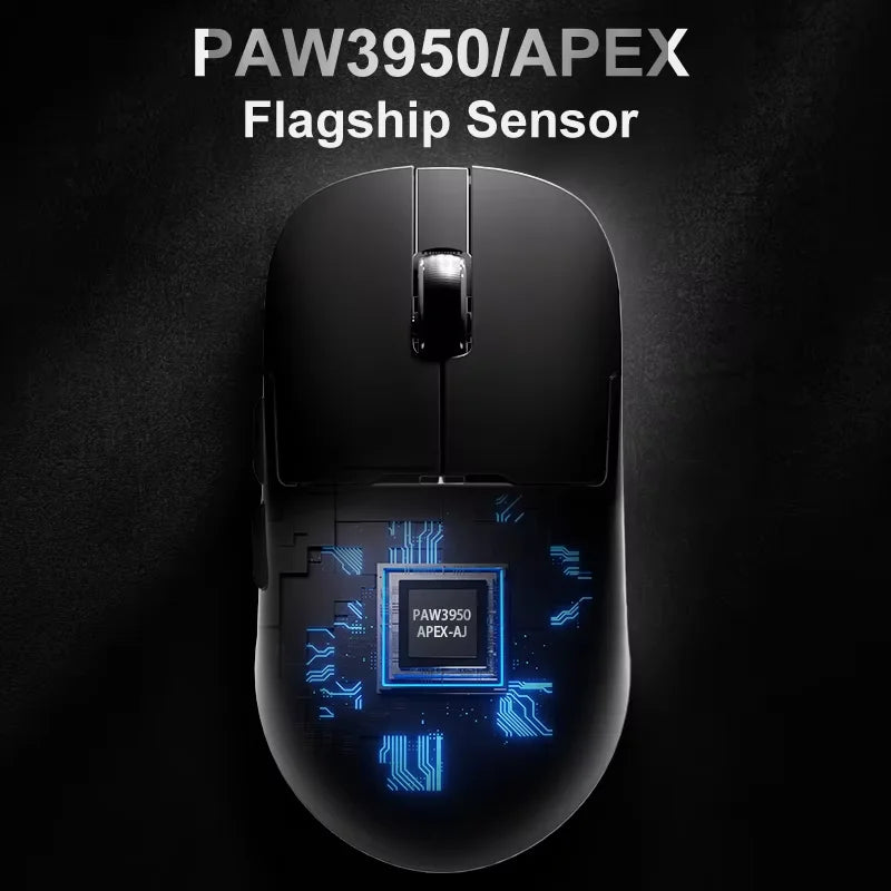 AJAZZ AJ159 APEX/AJ159PRO Wireless Gamer Mouse with RGB Magnetic Charging Base Lightweight  AJ159P Gaming Mouse for PC Laptop HHFMpro
