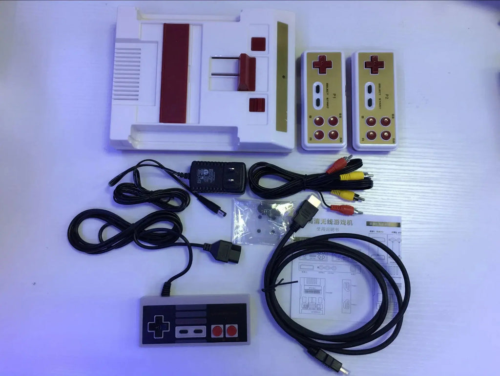 C-37 HD Retro Video Game Console 8-Bit Games Wireless Controller Parent-Child Entertainment Interaction Children's gift HHFMpro