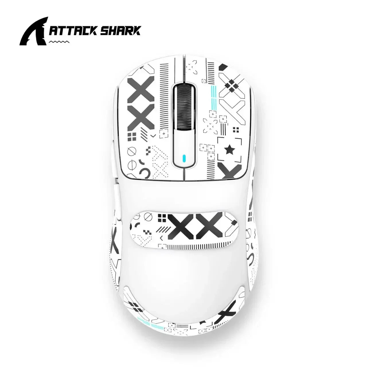Attack Shark X3 Bluetooth Mouse,PixArt PAW3395,26000dpi,2.4g Wireless Tri-Mode Connection,Lightweight Macro Gaming Mouse HHFMpro