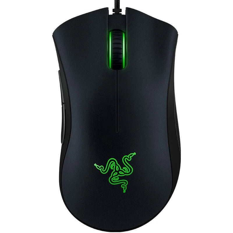 Razer DeathAdder Essential Wired Gaming Mouse Mice 6400DPI Optical Sensor 5 Independently Buttons For Laptop PC Gamer HHFMpro