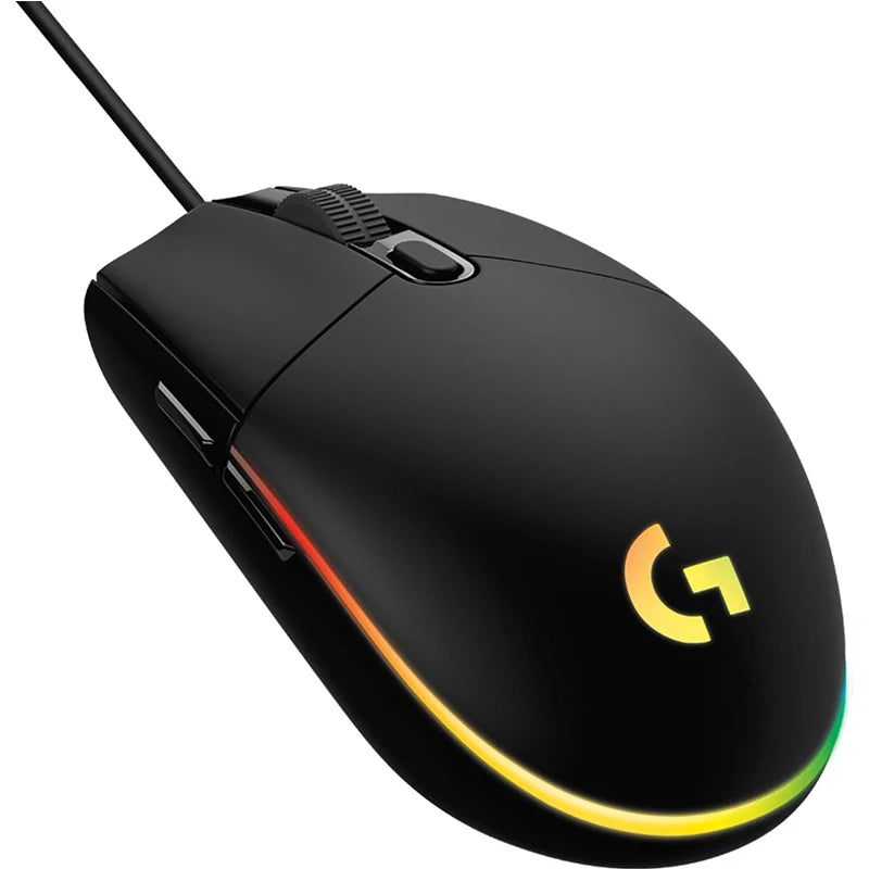 Logitech G102 Gaming Mouse - Lightsync RGB, High Precision Sensor, 6 Programmable Buttons, 85g Lightweight Design, HHFMpro