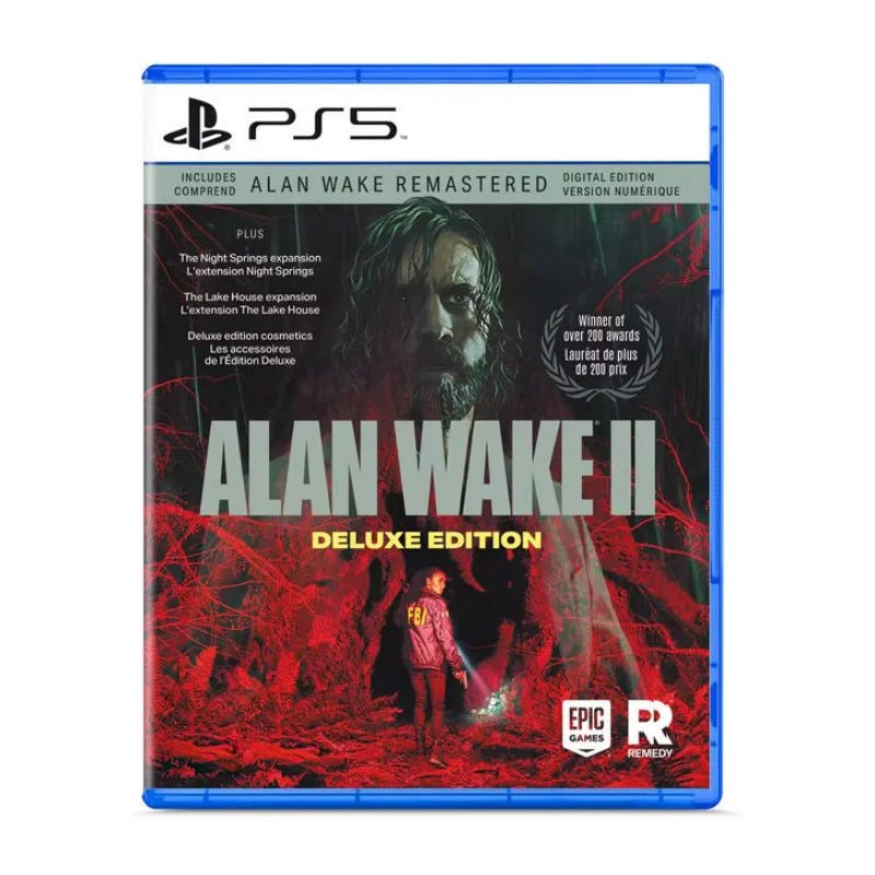 Second Hand PS5 Game CD Alan Wake 2 Sony Playstation 5 Game Card Alan Wake 2 Playstation 5 PS5 Games Discs HHFMpro