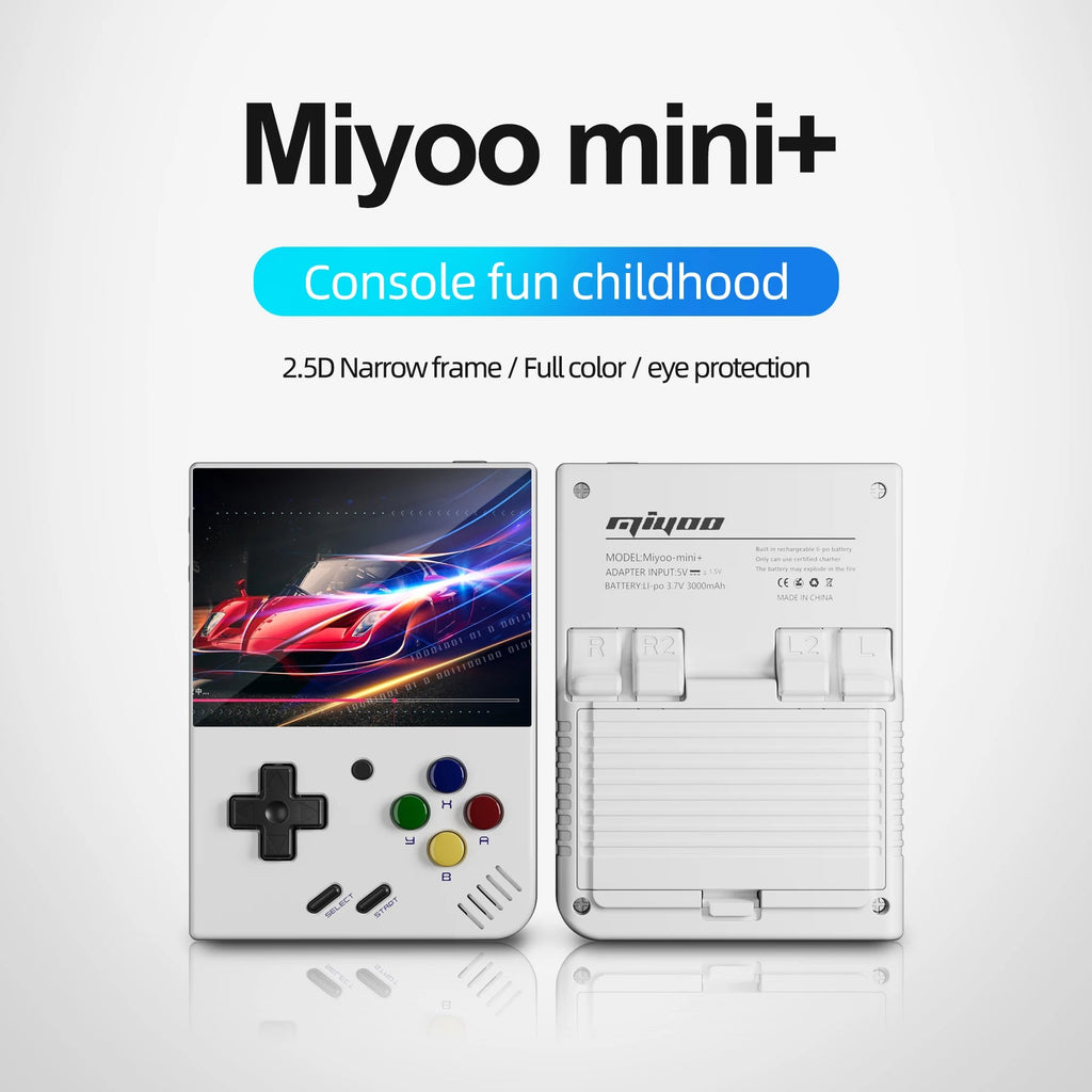 Anbernic Miyoo Mini Plus Game Console 3.5-Inch Ips Full View Oca Full Lamination Portable Gaming Nostalgic Handheld Game Players HHFMpro