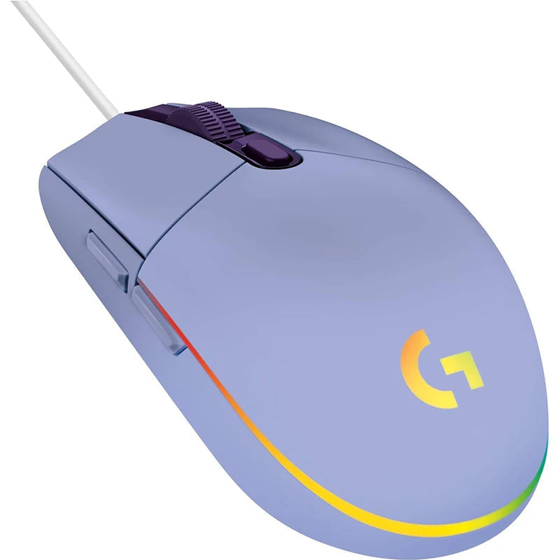 Logitech G102 Gaming Mouse - Lightsync RGB, High Precision Sensor, 6 Programmable Buttons, 85g Lightweight Design, HHFMpro