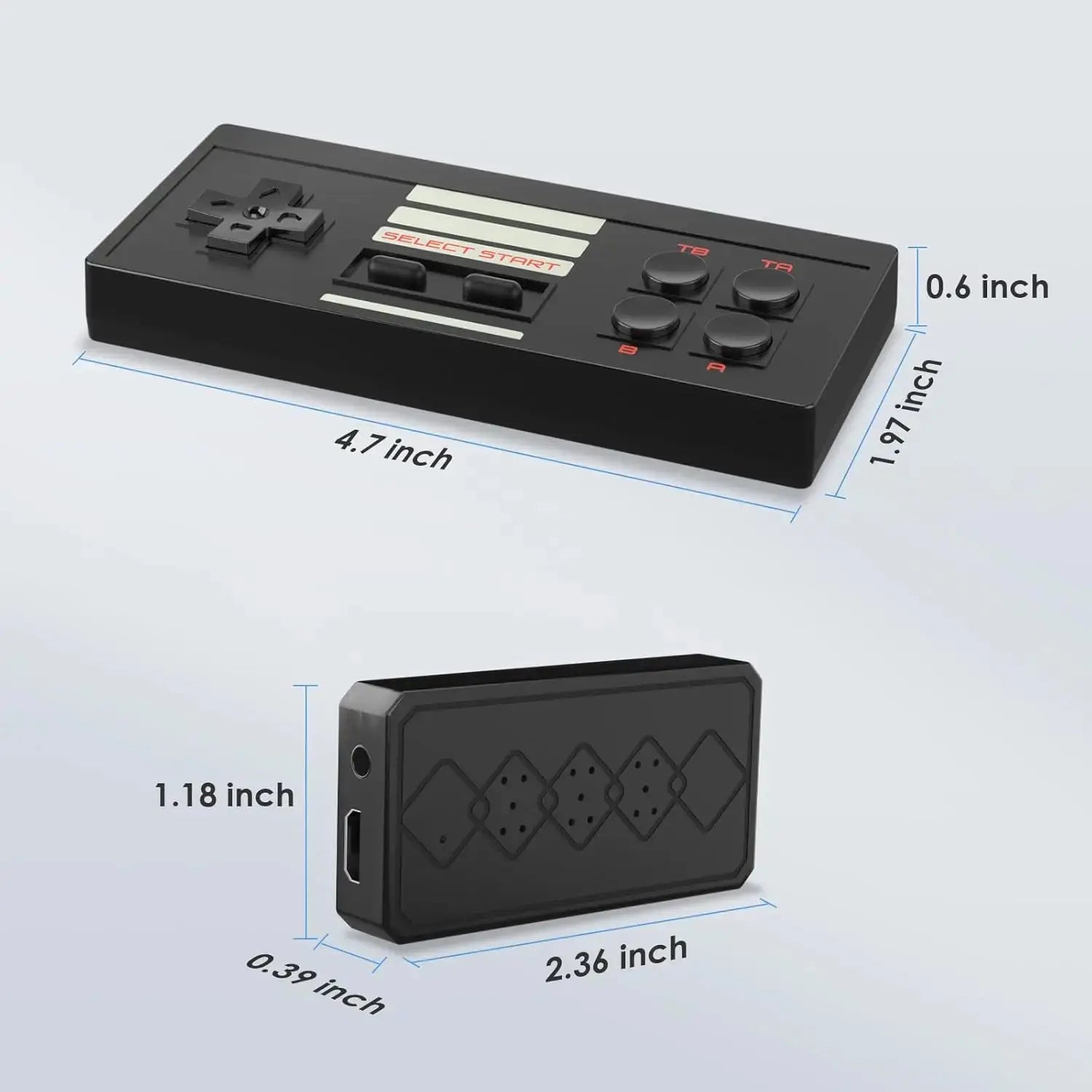 8 Bit TV Game Stick Video Game Console 620 Wireless Gamepad Mini Retro Console AV Output Consolas De Videojuegos HHFMpro