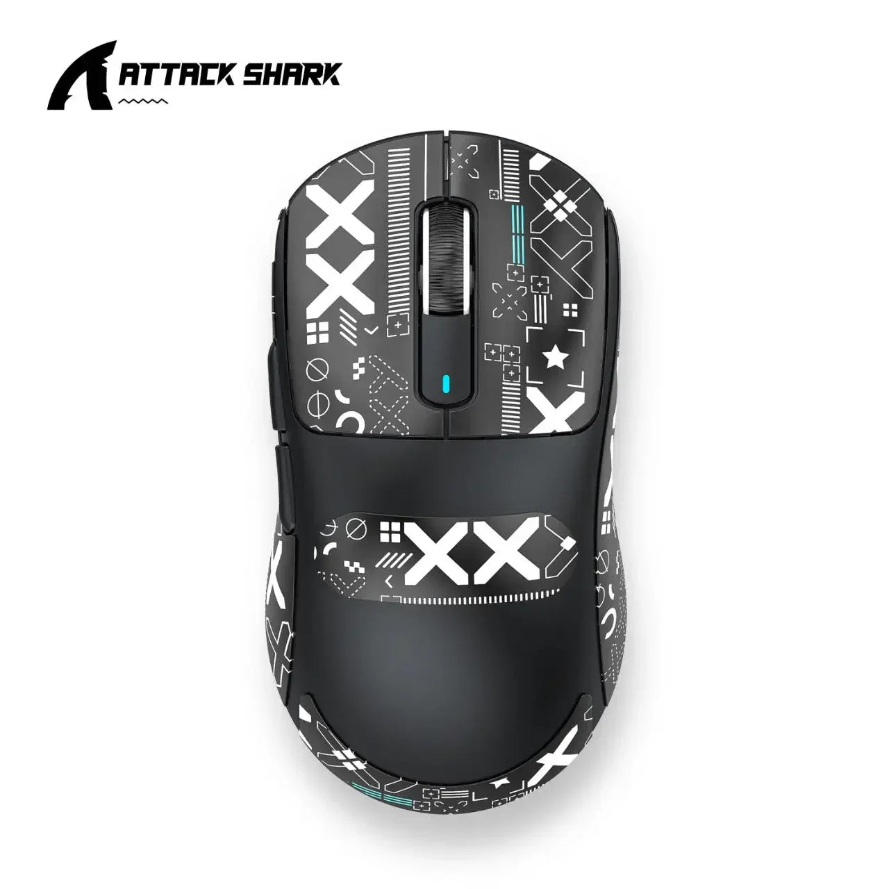 Attack Shark X3 Bluetooth Mouse,PixArt PAW3395,26000dpi,2.4g Wireless Tri-Mode Connection,Lightweight Macro Gaming Mouse HHFMpro