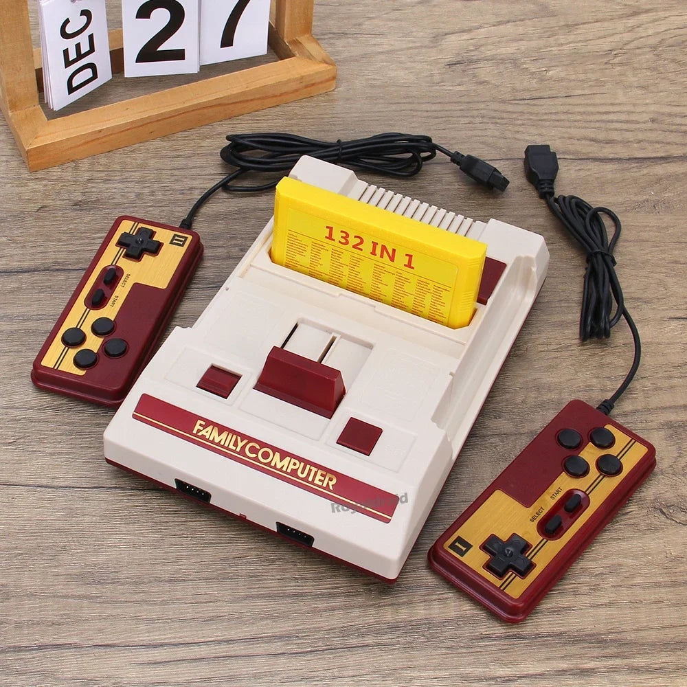 NEW 8Bit Video Game Consol Built-in 500 Classic Games Family Computer TV Game Console Support Game Cartridge For FC Retro Gaming HHFMpro