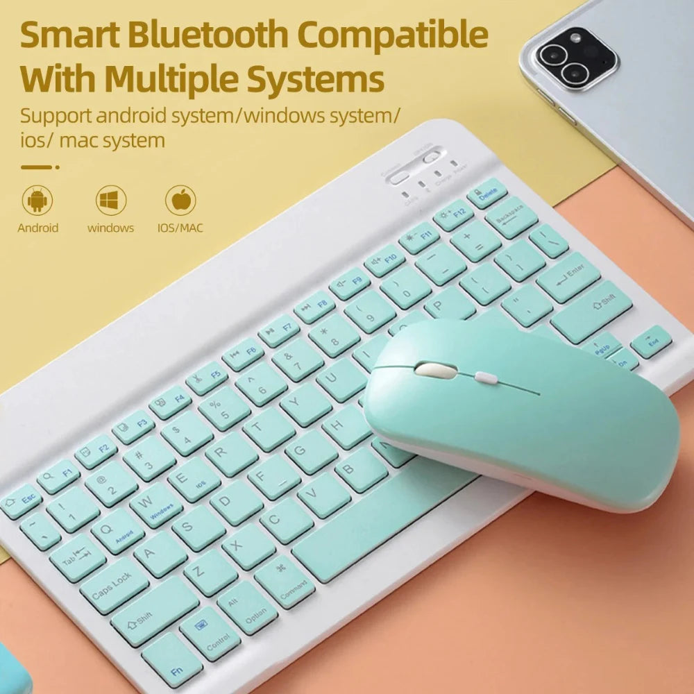 Silent Bluetooth Mouse Marcaron Computer Laptop Optical Mouse Wireless for iPad Samsung Tablet Universal Mice Noiseless HHFMpro