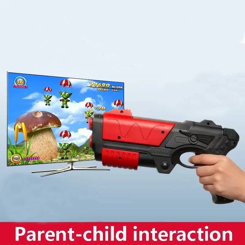 Game Console (with over 900 games), Retro Video Game Console for Kids and Adult TVs, Game Cartridge (with AR Gun games), 2 Handh HHFMpro
