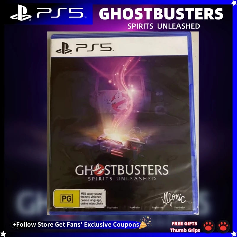 Ghostbusters Spirits Unleashed Playstation 5 PS5 NEW Game CD Ghostbusters Unleashed Game Card Ps5 Games Disks Playstation5 HHFMpro