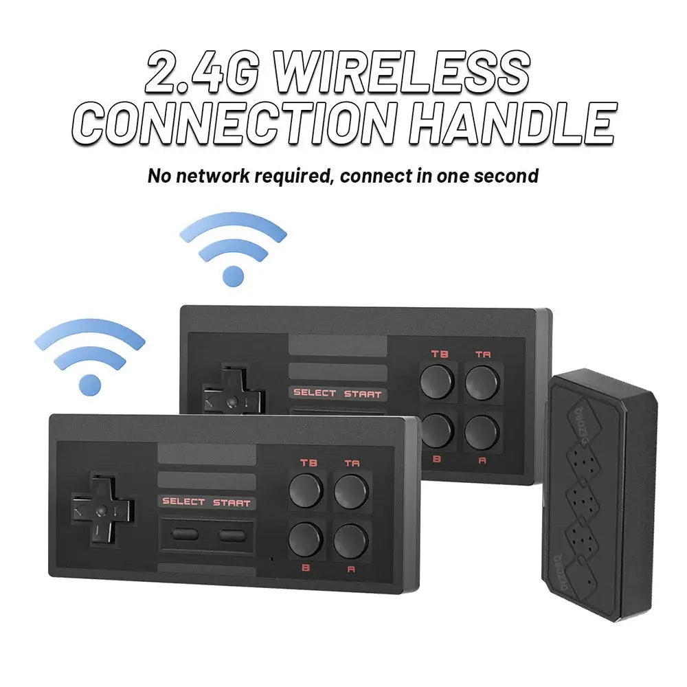 8 Bit TV Game Stick Video Game Console 620 Wireless Gamepad Mini Retro Console AV Output Consolas De Videojuegos HHFMpro