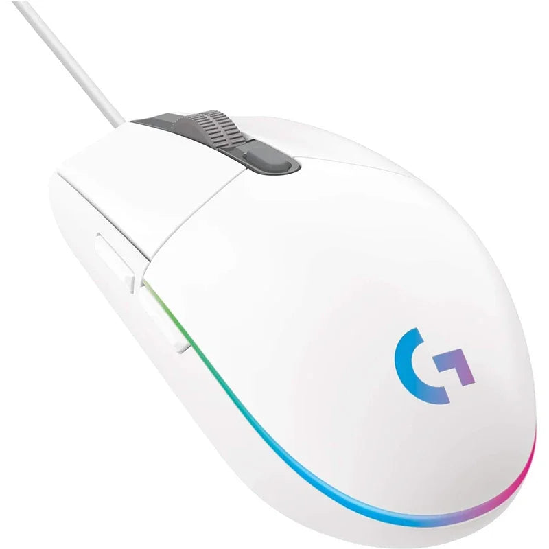 Logitech G102 Gaming Mouse - Lightsync RGB, High Precision Sensor, 6 Programmable Buttons, 85g Lightweight Design, HHFMpro