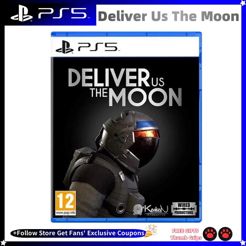 PS5 New Game CD Deliver Us The Moon Playstation 5 Game Discs Playstation5 Games Ps5 Deliver Us The Moon HHFMpro