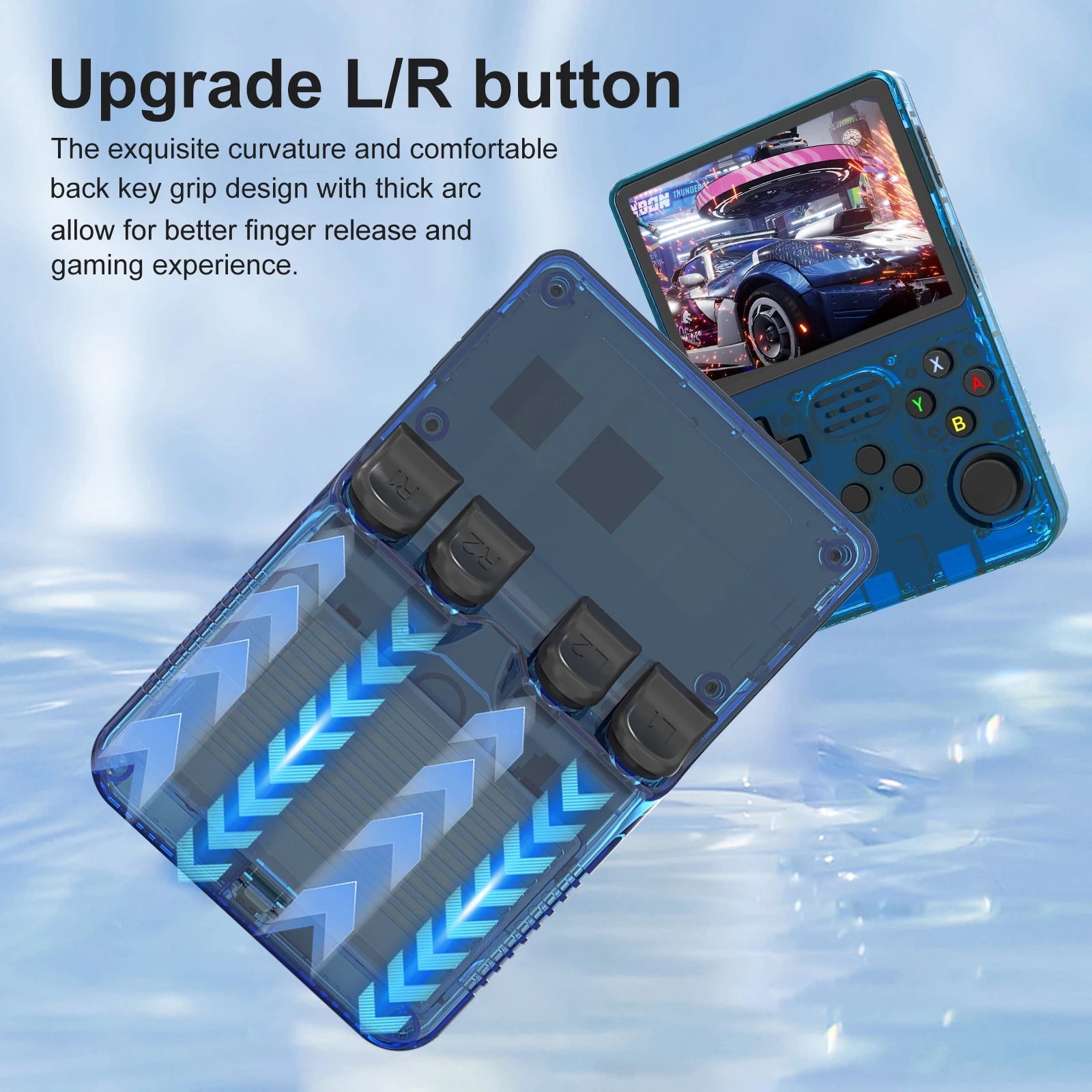 R36S Open Source K36 Handheld Game Console 3.5Inch IPS Screen Built in 16000 Games Supports online doubles For PS1/PSP/DC HHFMpro