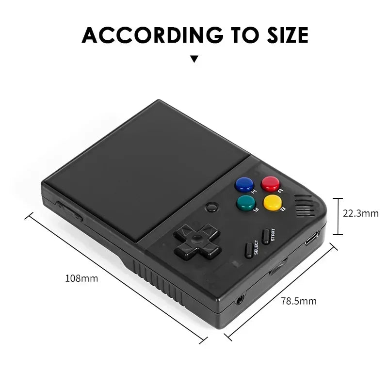 MIYOO Mini Plus Portable Retro Handheld Game Console V2 Mini+ IPS Screen Classic Video Game Console Linux System Children's Gift HHFMpro