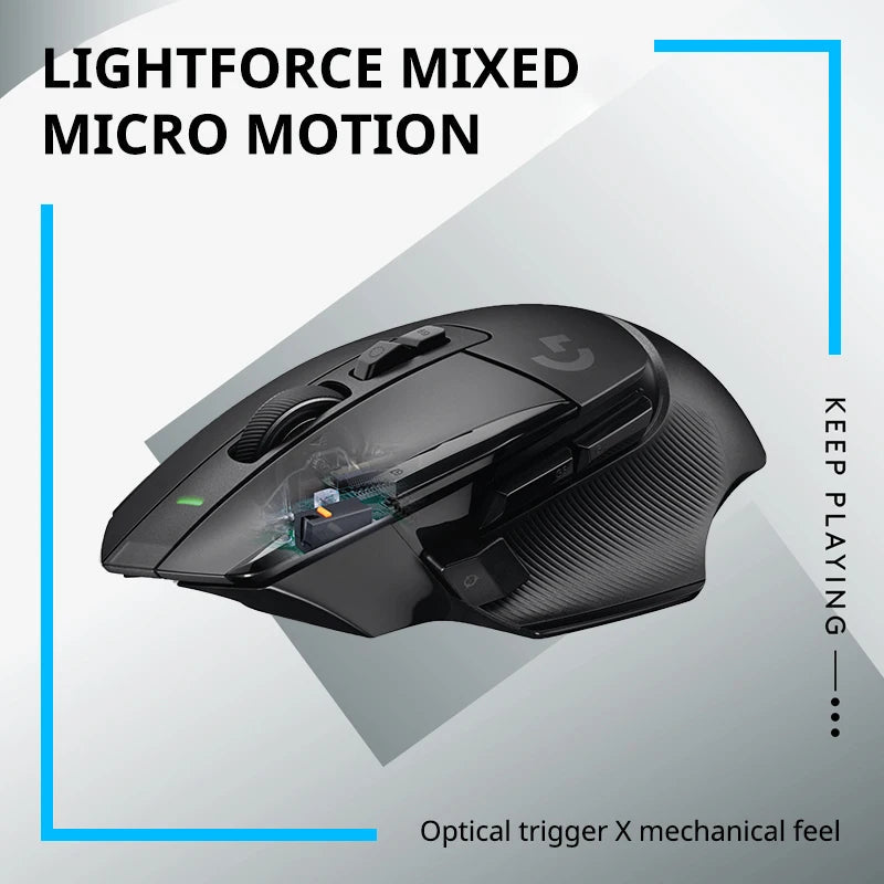 Logitech G502X PLUS Wireless Gaming Mouse Lightspeed 25K Hero Optical Sensor E-Sports Gaming Mouse For PC Gamer Accessoires Gift HHFMpro