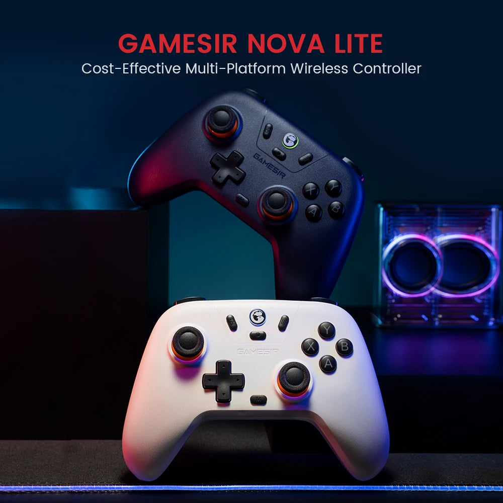 GameSir Nova Lite Wireless Gamepad Controller with Bluetooth, Dongle, Wired for Switch, Android, IOS, PC & Steam Games HHFMpro