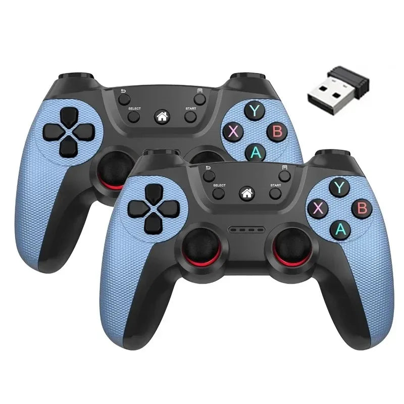 BOYHOM Wireless doubles game Controller For Linux/Android phone For Game Box Game stick PC Smart TV Box 2.4G gamepad Joystick HHFMpro