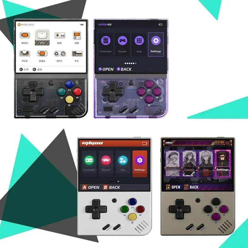 MIYOO Mini Plus Portable Retro Handheld Game Console V2 Mini+ IPS Screen Classic Video Game Console Linux System Children's Gift HHFMpro