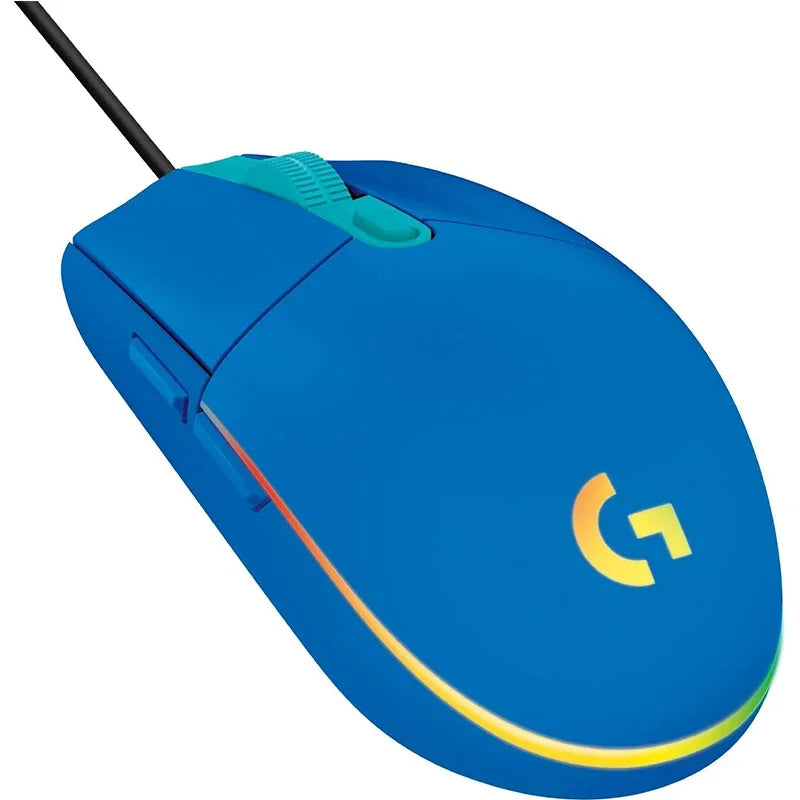 Logitech G102 Gaming Mouse - Lightsync RGB, High Precision Sensor, 6 Programmable Buttons, 85g Lightweight Design, HHFMpro