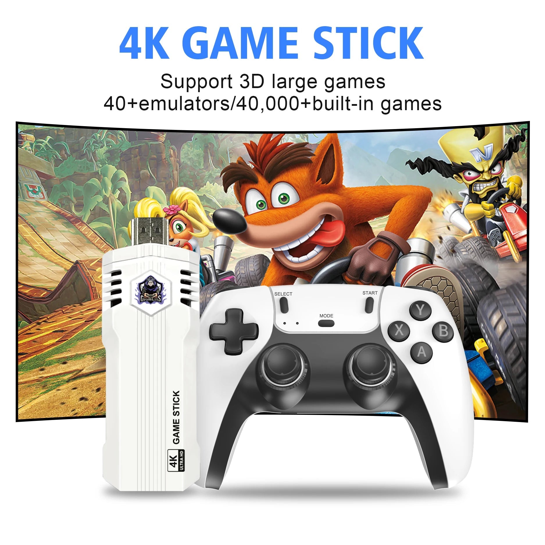 New X2L 40000 Game GD10 Pro 4K Game Player 3D HD Retro Video Game Console Wireless Controller TV 50 Emulator For Kids Gifts HHFMpro